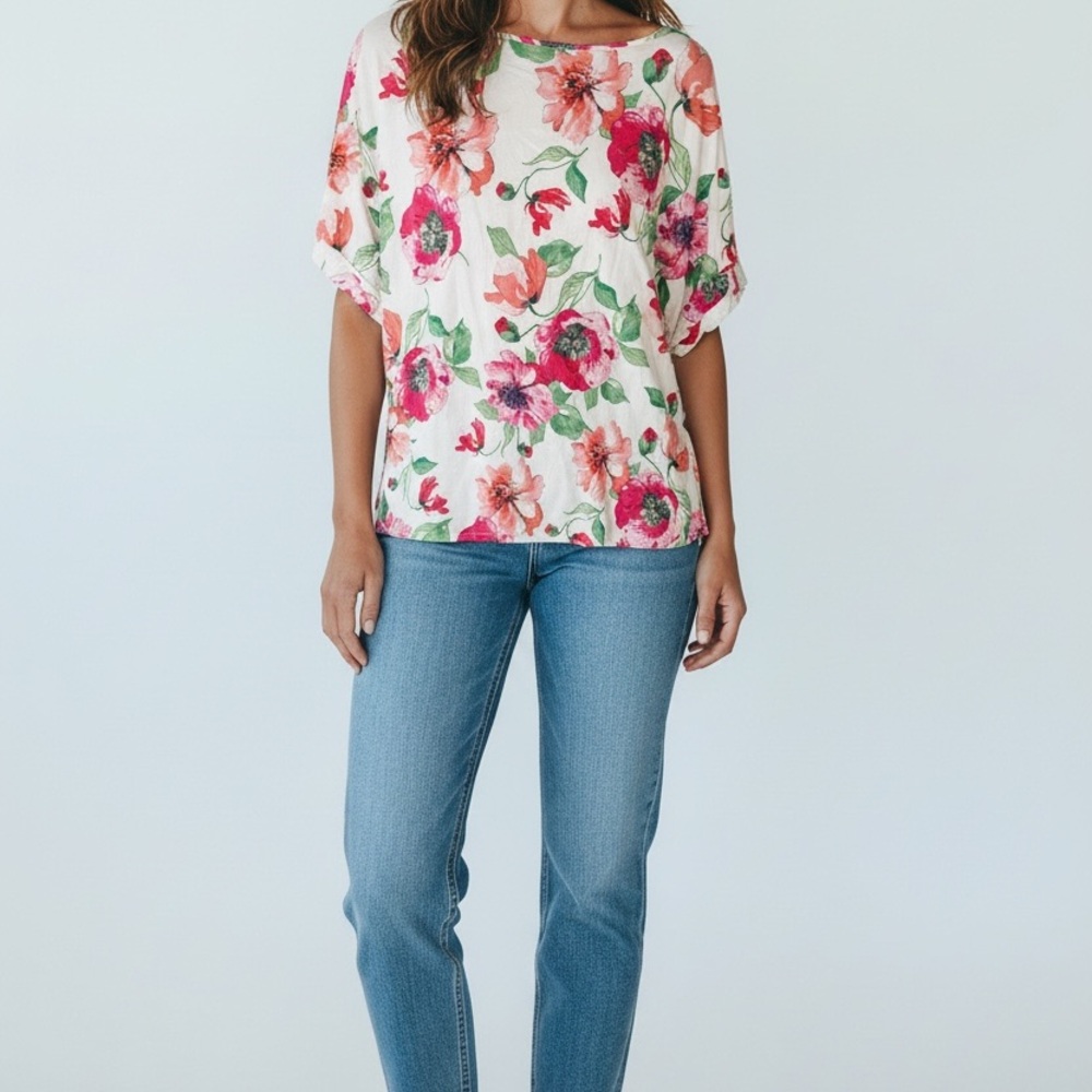 1 clique Floral Print Women's Blouse